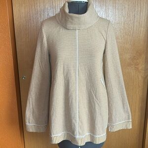 Anthro Maeve Tai Cowl Neck Top